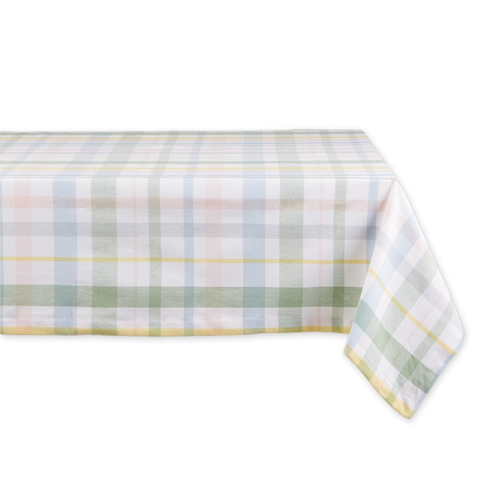 Sweet Spring Plaid Tablecloth 60x84