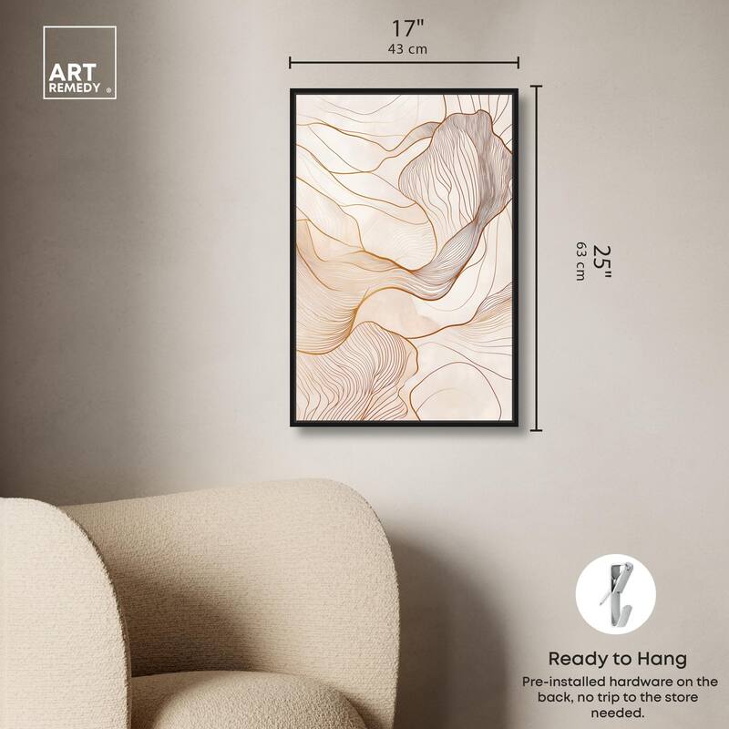 Contoured Reverie II Canvas by Art Remedy