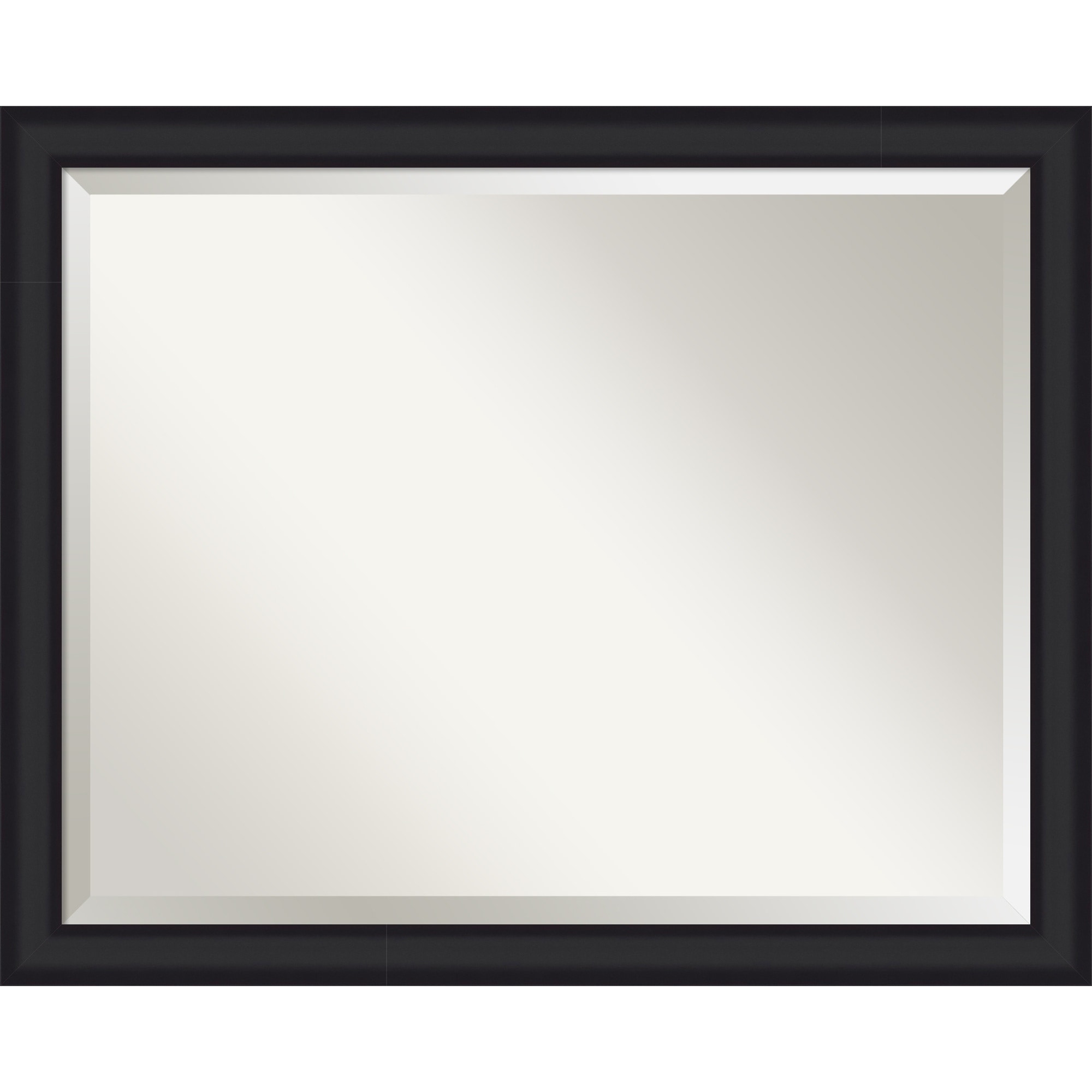 Oliver Narrow Beveled Wood Framed Wall Mirror