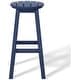 preview thumbnail 32 of 97, Laguna Hdpe All Weather Outdoor Patio 29" Round Bar Stool
