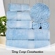 preview thumbnail 55 of 198, Egyptian Cotton 8 Piece Ultra Plush Solid Towel Set by Miranda Haus