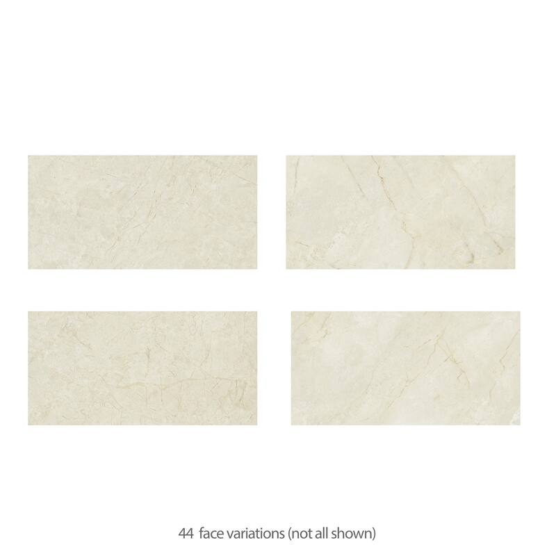 Merola Tile Reve Beige 11-3/4" x 23-1/2" Porcelain Floor and Wall Tile