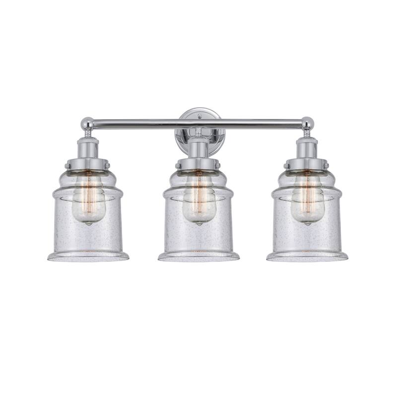 Innovations Lighting 616-3W-13-24 Canton Vanity Canton 3 Light 24" - Polished Chrome / Seedy