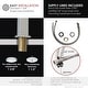 preview thumbnail 9 of 44, STYLISH Single Handle Single Hole Bathroom Faucet - Faucet Height: 6 1/2" Spout Height: 4 1/2"