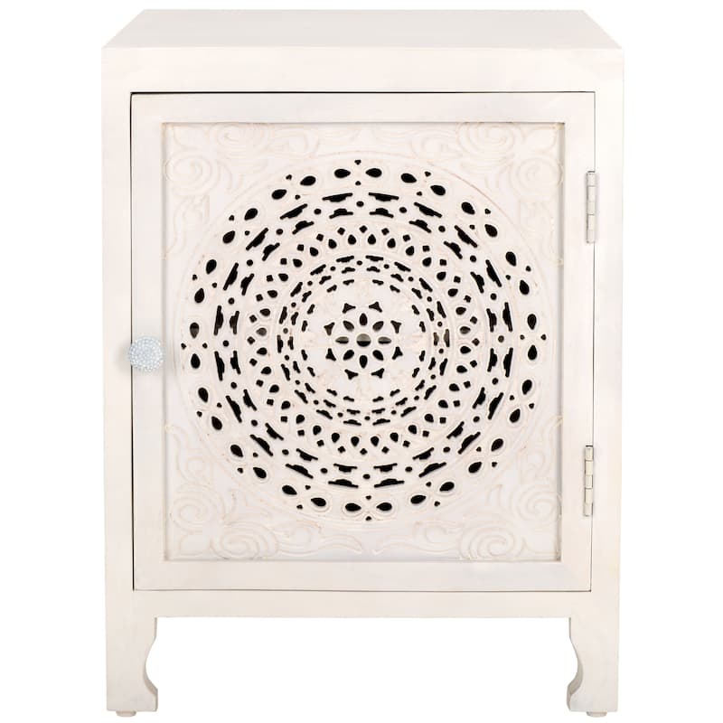 SAFAVIEH Tatum 2-Shelf Single Door Nightstand