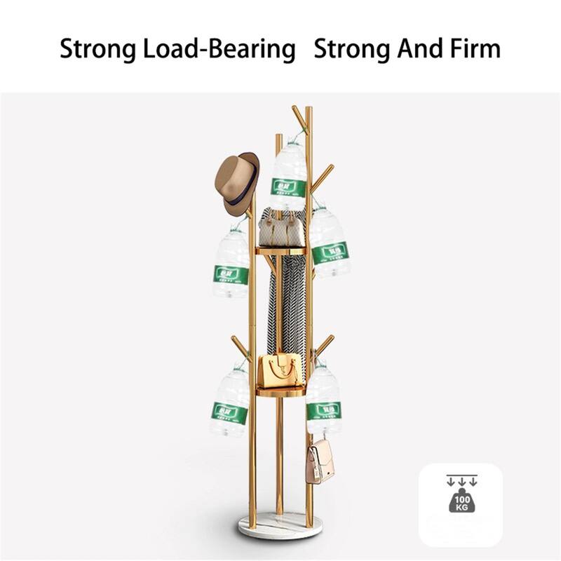 66.9 In Metal Coat Rack Stand