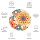 preview thumbnail 36 of 36, SAFAVIEH Cabana Elvezia Indoor/ Outdoor Waterproof Patio Floral Rug