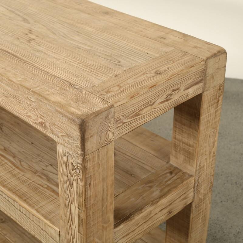 Harbor Beam Shelf Console Weathered Natural-71"