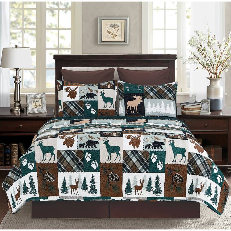 Fletcher Forest Full/Queen Quilt Set