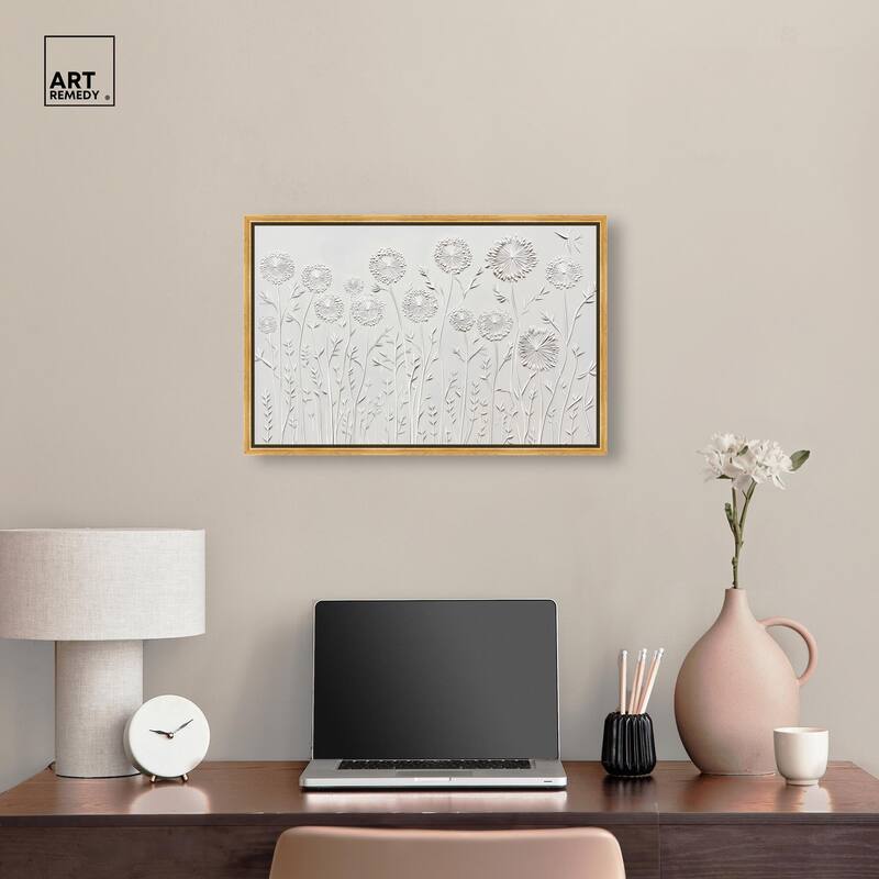 Floral Lace II Canvas by Art Remedy