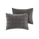preview thumbnail 89 of 124, Intelligent Design Maize Cotton Jacquard Duvet Cover Set with Euro Shams and Throw Pillows