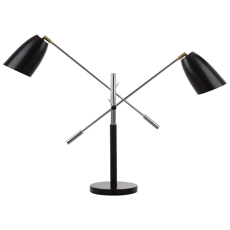 SAFAVIEH Lighting 32-inch Mavis Adjustable Task Table Lamp - 23-36"x8.75"x27-32"