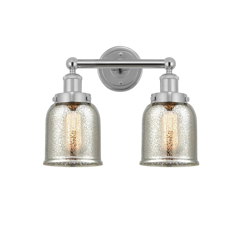 Innovations Lighting 616-2W-10-16 Bell Vanity Bell 2 Light 16" Wide - Polished Chrome / Mercury