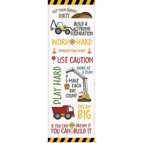 "Construction Sign" Poster Print