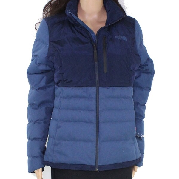 Download Shop The North Face Women's Blue Size Medium M Puffer Mock ...