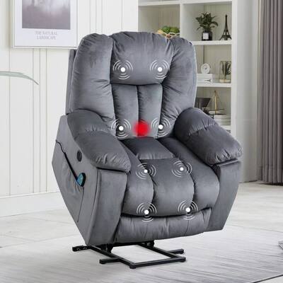 Super Big Power Assist Lift Recliner chair With Massage