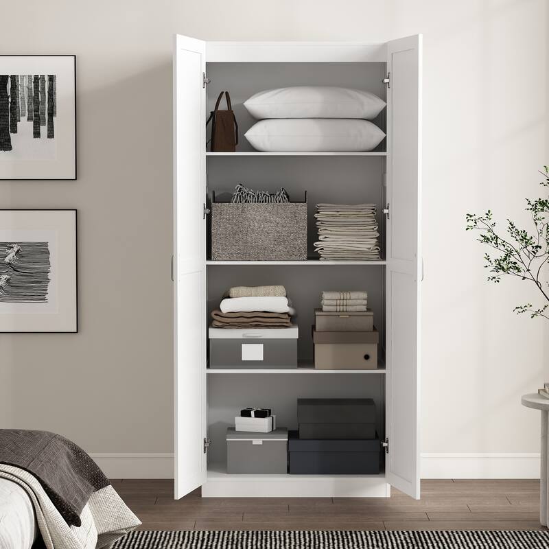 Manhattan Comfort Cornelia Modern Adjustable Shelf Storage Closet 2.0