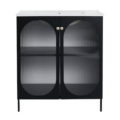 Topcraft 30-Inch Freestanding Bathroom Vanity with Ceramic Sink