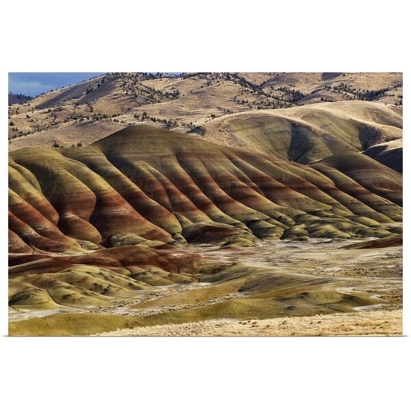 "Painted Hills at John Day Fossil Beds National Monument, Painted Hills Unit" Poster Print