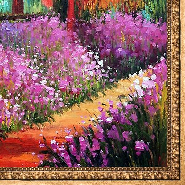 Shop Claude Monet Artist S Garden At Giverny Hand Painted Oil