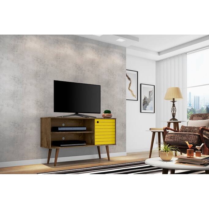 Mid-century Modern Liberty 2-shelf TV Stand