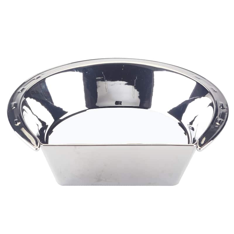 Certified International Derby Day at the Races Silver Plated 3-D Horseshoe Serving Bowl - 12" x 12" x 3"