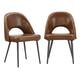 Option Brown PU Leather