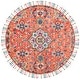 preview thumbnail 8 of 11, SAFAVIEH Handmade Aspen Romy Boho Tribal Wool Medallion Rug 5' Round - Red/Gold - Round