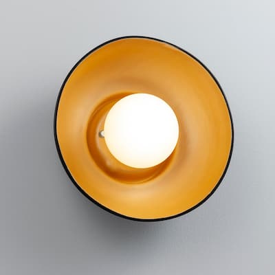 Justice Design Group Ceramic Coupe Wall Sconce