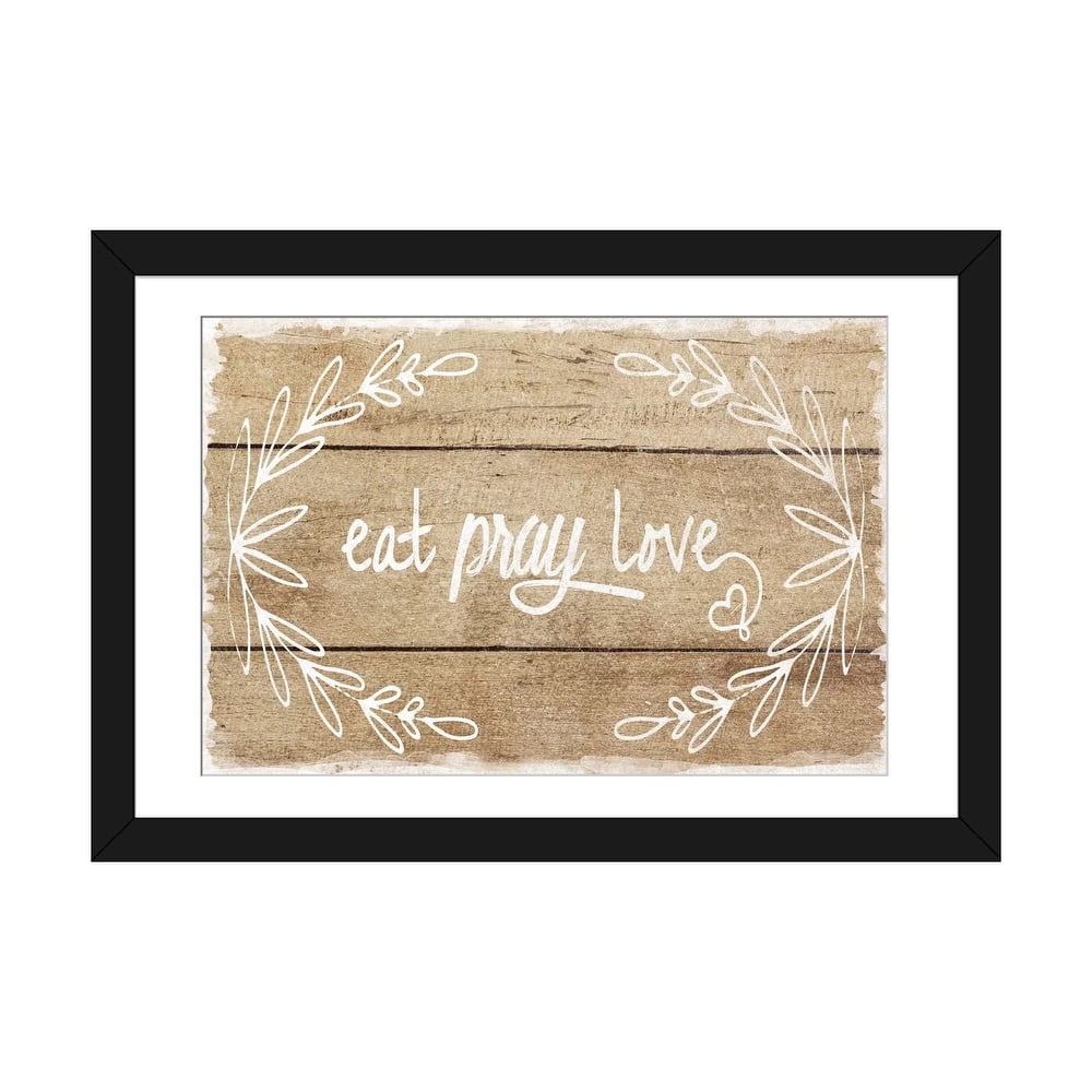 iCanvas "Eat, Pray, Love" by Amanda Murray