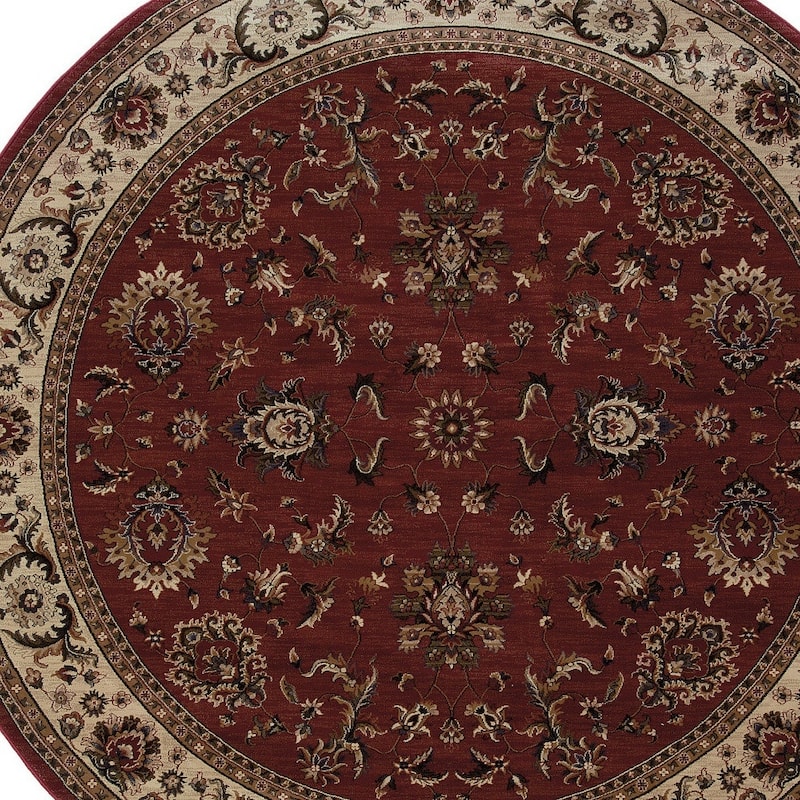 HomeRoots Oriental Traditional Square Area Rug