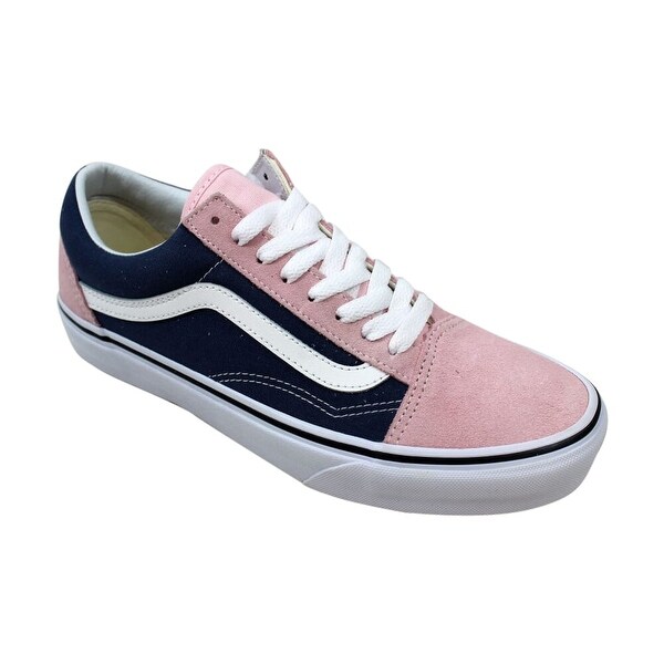 vans old skool indigo & chalk pink skate shoes