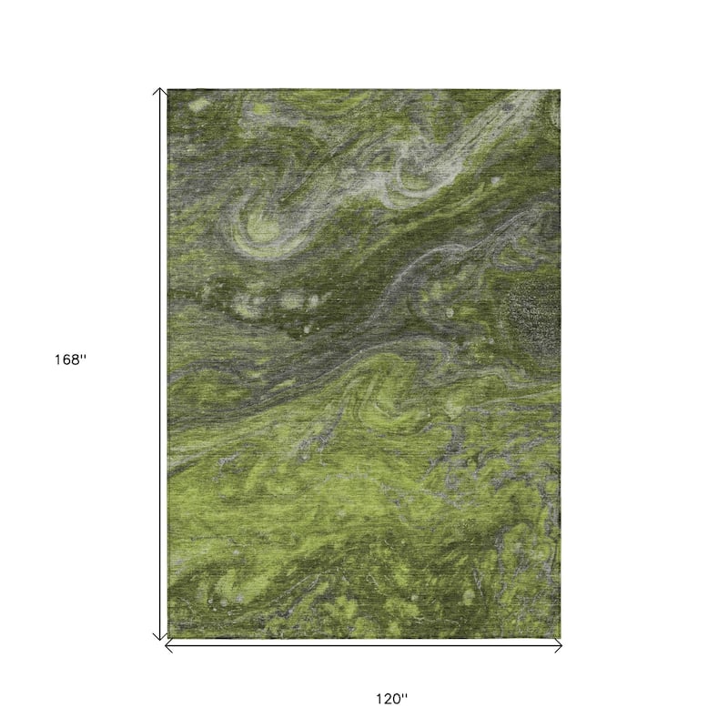 HomeRoots Abstract Transitional Rectangle Outdoor Rug