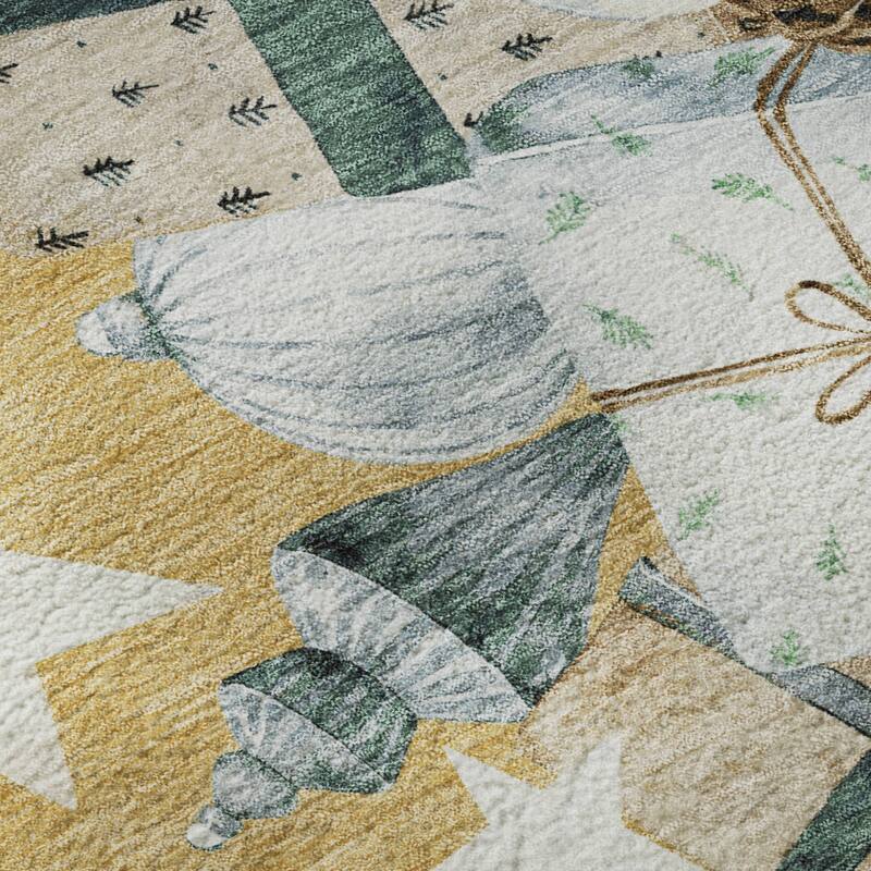 Premium Washable Super Soft Christmas Presents Mayfield Rug