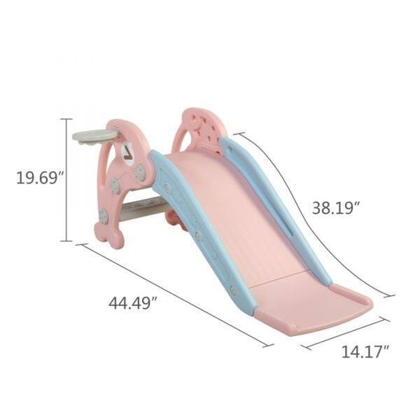 dimension image slide 1 of 4, 3 in 1 Kids Climber and Slide