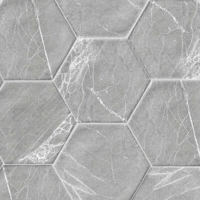 The Tile Life Cadiz 8x9 Grey Porcelain Floor & Wall Tile
