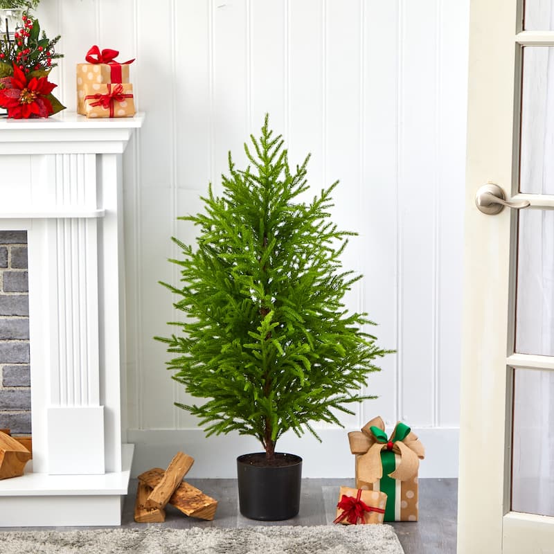 40" Norfolk Island Pine "Natural Look" Tree - Green