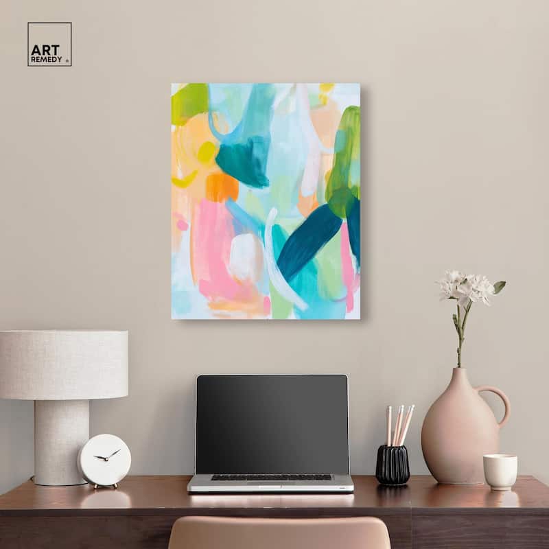 Layered Lush II Canvas by Art Remedy, Gallery Wrapped