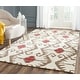 preview thumbnail 5 of 147, SAFAVIEH Handmade Wyndham Zvonka Modern Wool Rug 5' x 8' - Ivory/Brown - Rectangle