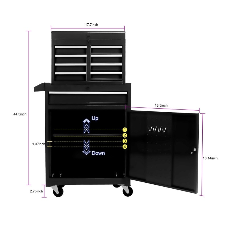 Metal tool chest on wheels sale