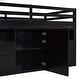 preview thumbnail 19 of 30, Double loft bed with 4 drawers under cabinets and shelves, white