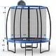 preview thumbnail 4 of 3, 8 FT Recreational Trampoline W/ Basketball Hoop Safety Enclosure Net - 8 FT