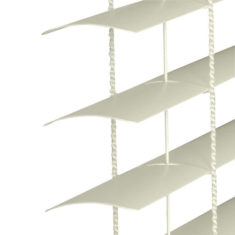 1" Cordless Vinyl Mini Blind - Alabaster