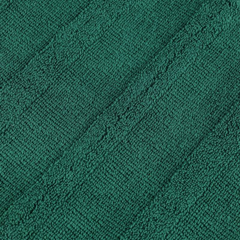 Superior Roma Cotton Assorted Ribbed Solid Towel Set of 12