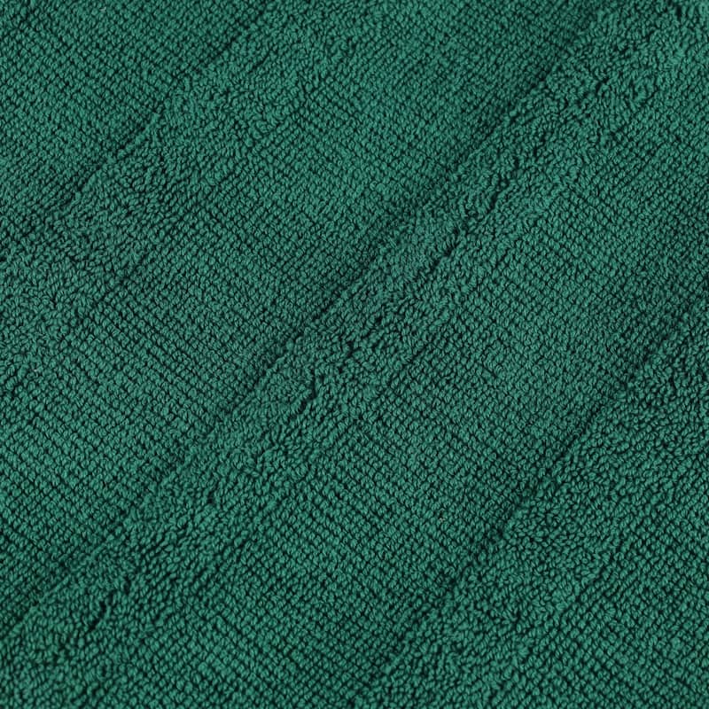 Superior Roma Cotton Ribbed Absorbent Face Towel Washcloth Set of 12