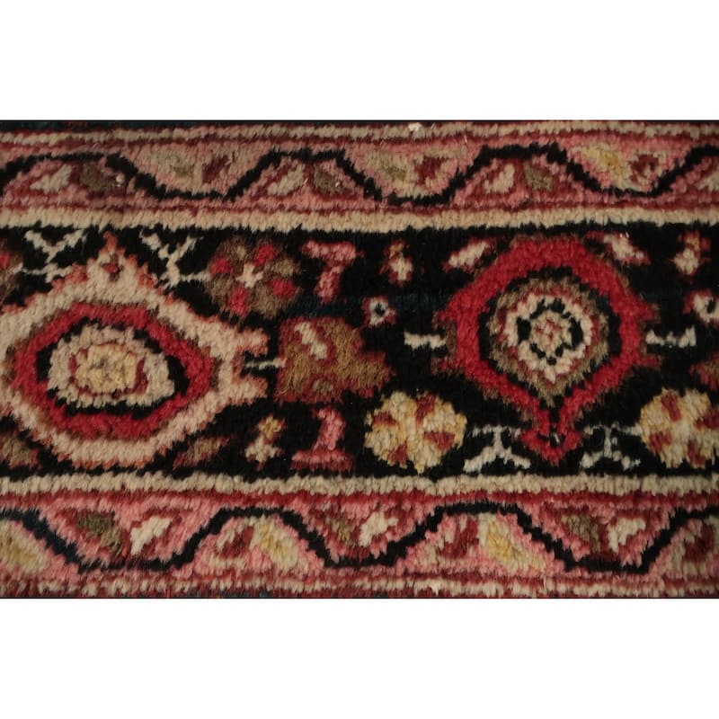 Hand Knotted Oriental 100% Wool Carpet Traditional Floral Oranges & Rust Mahal Area Rug - 12' 0'' X 10' 3''