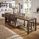 preview thumbnail 2 of 96, Tali Reclaimed Look Extendable Kitchen Island by iNSPIRE Q Classic