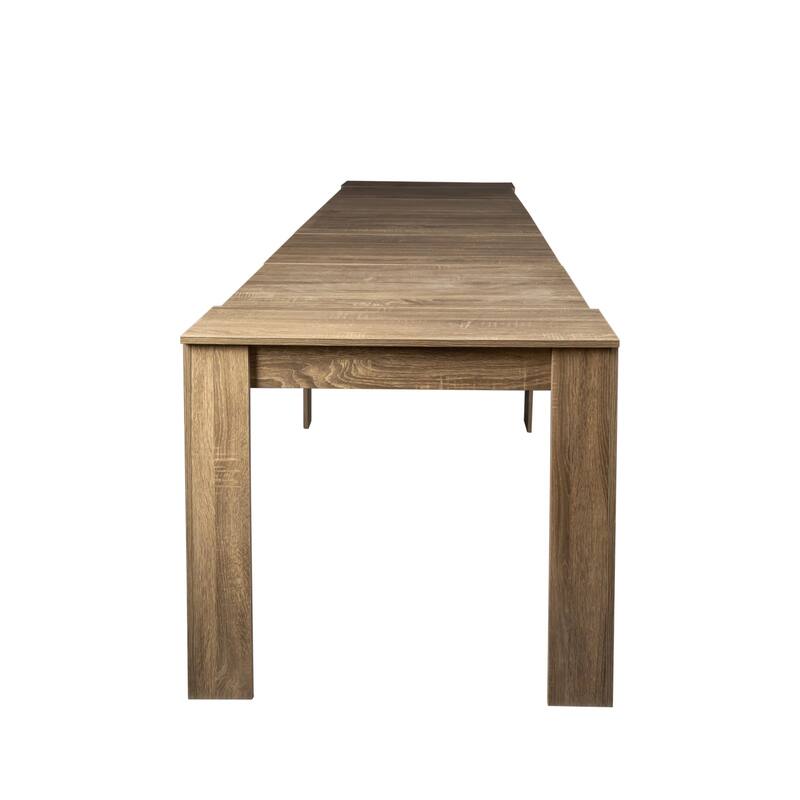 Foldable Dining Table for 6-12 People, Extends to 118 inchConsole Table Space Saving Dinette