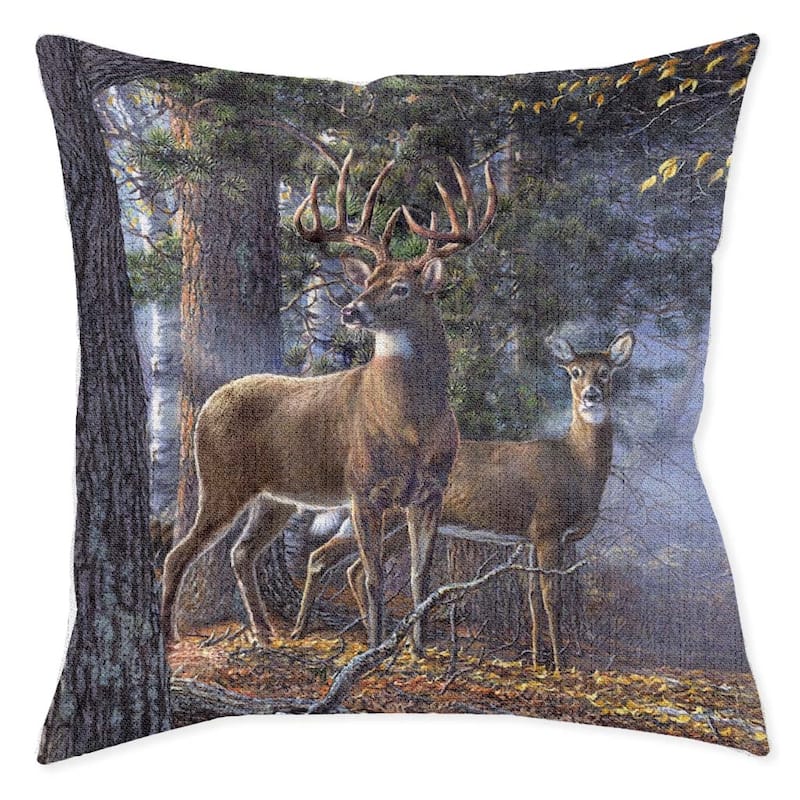 Laural Home Cold Snap 17" x 18" Woven Decorative Pillow