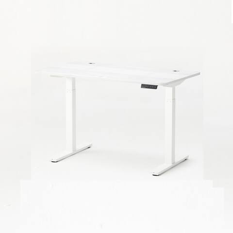 Hybrid Dual Pro Motor Electric Standing Desk with Matte Top, 29.5" - 48" Height Range